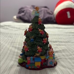 Festive Christmas Tree Toy with Train Set